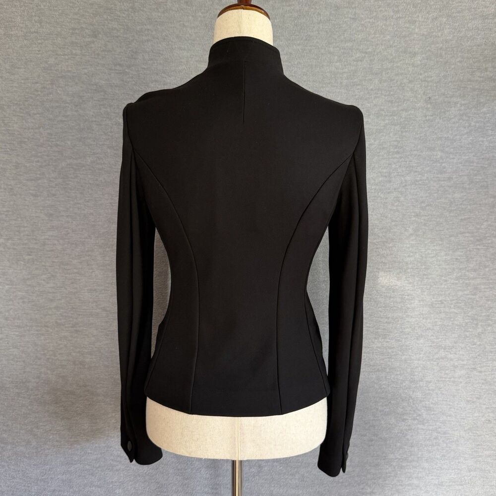 Rag & Bone Jacket 2 Tailored Blazer Structured Stand Collar Career Dark Academia - Picture 6 of 11